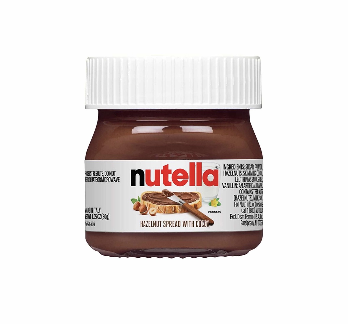 mn24pzgfys.jpeg Шоколадна паста Nutella 25 г — изображение 1