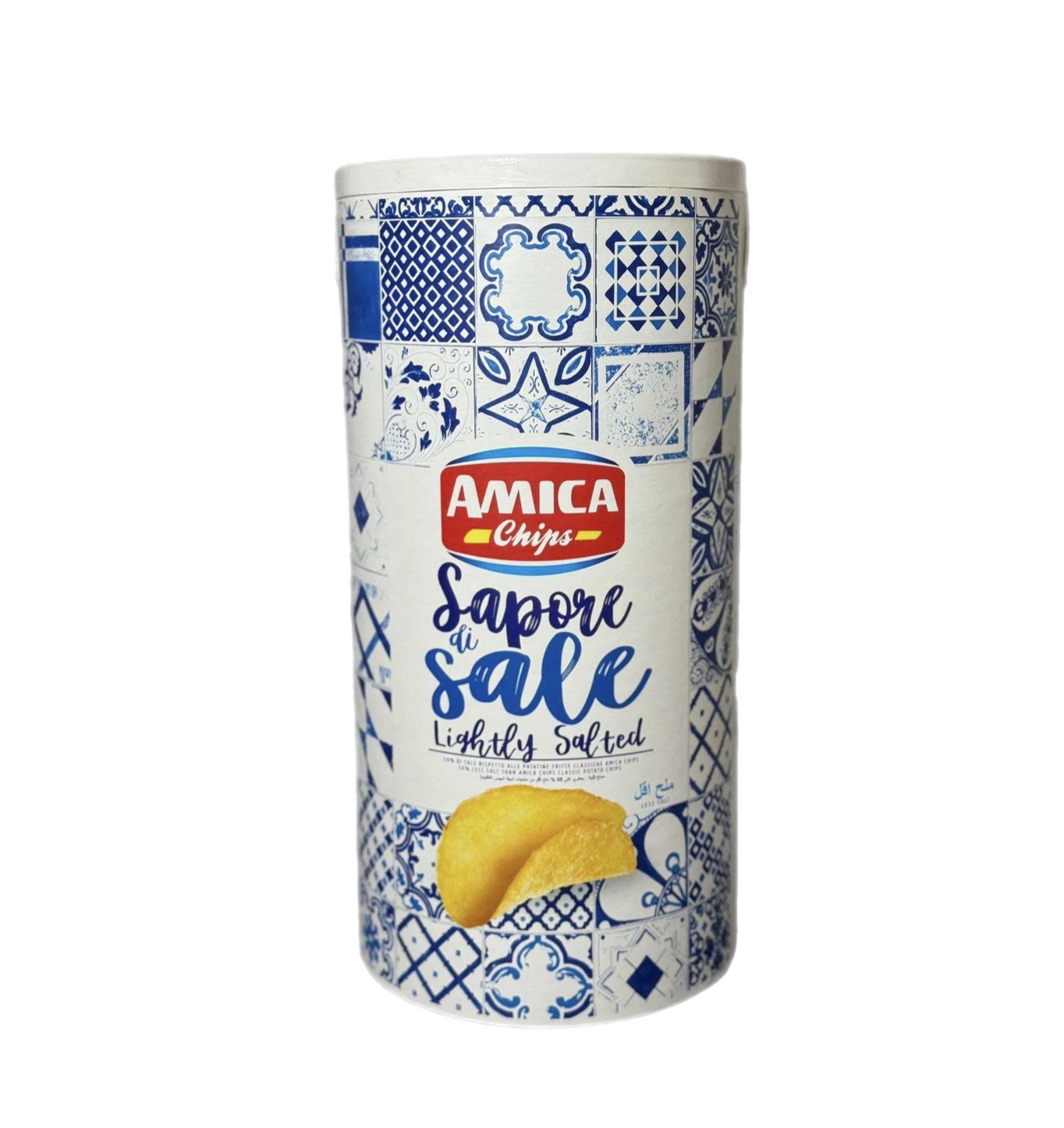 o5uzr9vvdb.jpeg Чіпси картопляні Amica Chips легко солені 325 г - Зображення 1
