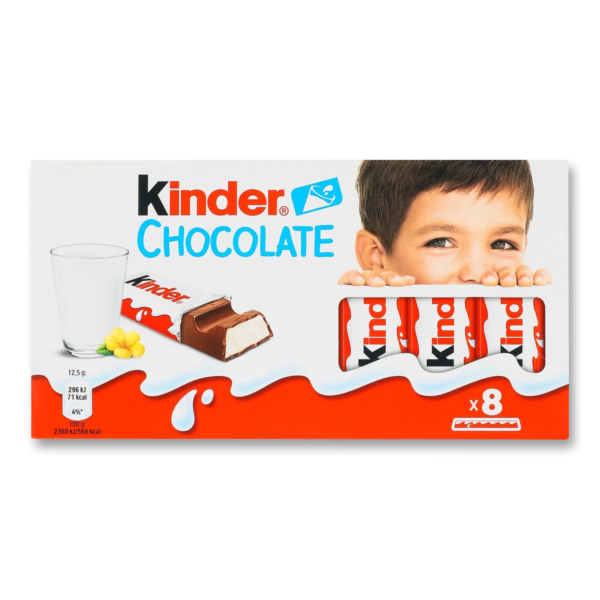 pfyelhen60.jpeg Шоколад Kinder Schokolade 100 г 8 шт — изображение 1