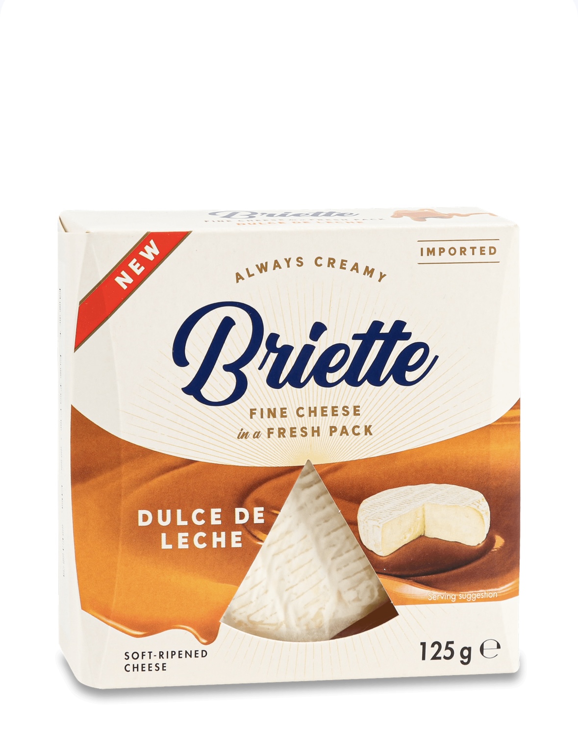 pqvcupdgcw.jpeg Сир Briette Dulce 125 г - Зображення 1