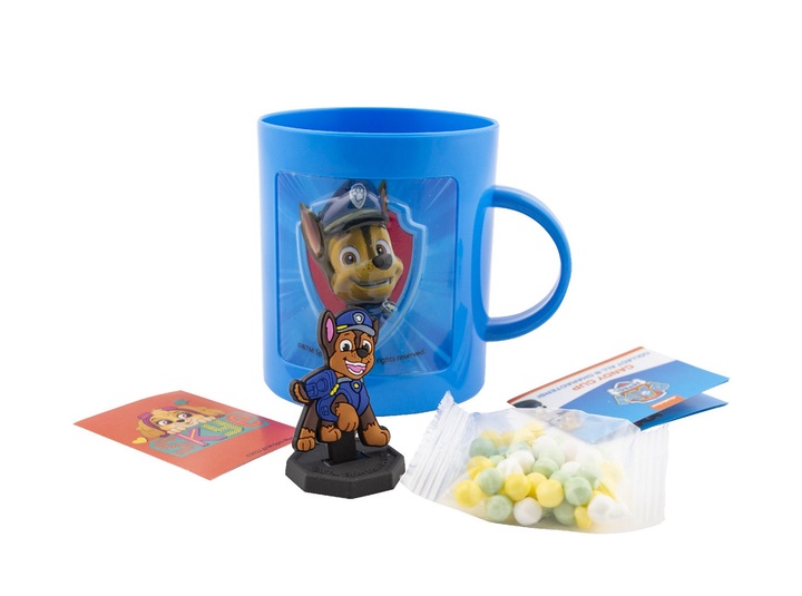 puekk9nj22.jpg Чашка Paw Patrol щенячий патруль + драже 10 г - Зображення 1