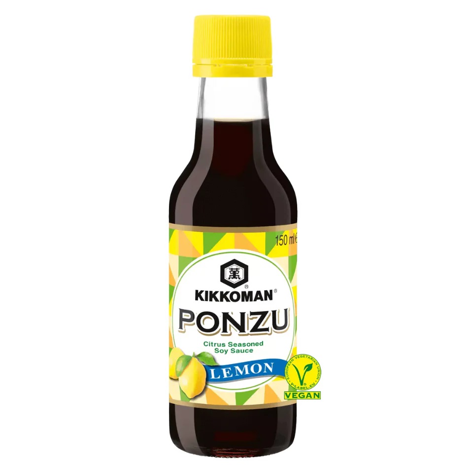 q2da9ebzla.jpg Соєвий соус Kikkoman Ponzu Lemon з лимоном 150 мл - Зображення 1