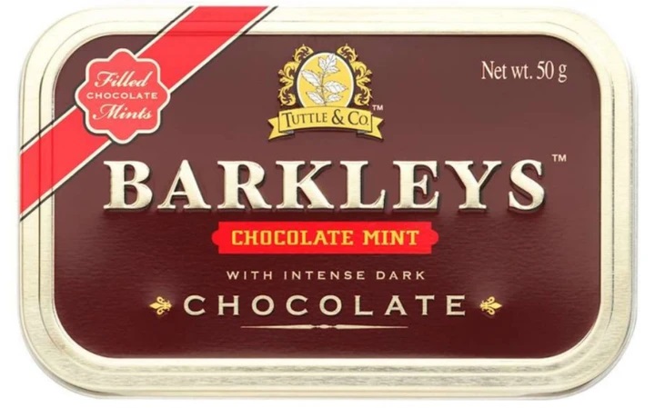 q4qdds7ekw.jpg Льодяники Barkleys Chocolate Mint зі смаком шоколаду та м’яти 50 г - Зображення 1