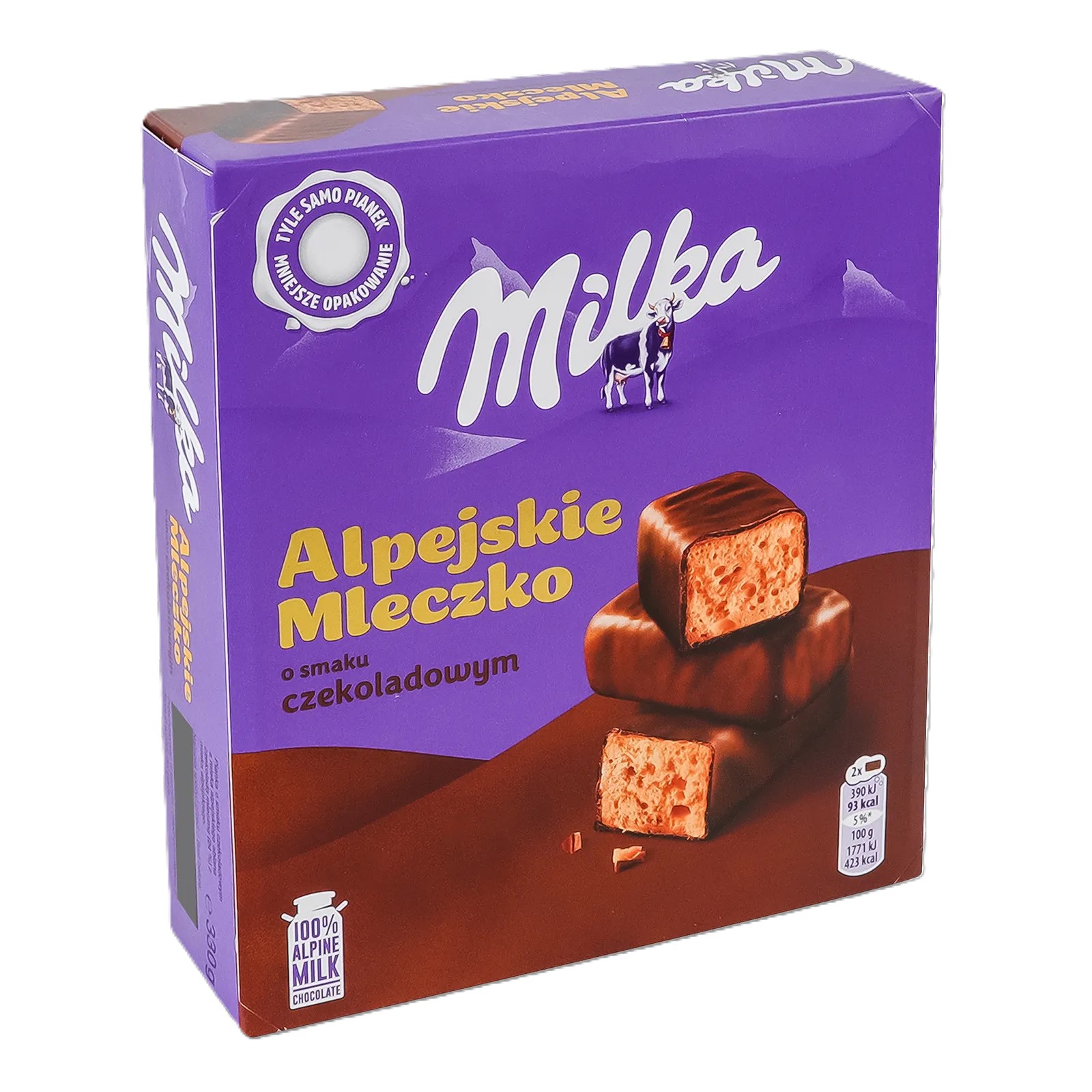 rp8bzhbzqm.jpg Шоколадні цукерки Milka Czekoladowym пташине молоко з шоколадом 330 г - Зображення 1