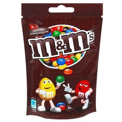 sh82srefrq.jpg Шоколадні Драже M&Ms шоколадні 150 г - Зображення 1