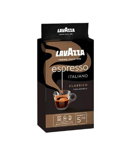 sj5uqavy8u.jpeg Кава мелена Lavazza Espresso italiano classico 250 г - Зображення 1