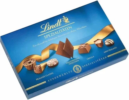 tsr4nkrcxe.jpg Шоколадні цукерки Lindt Spezialitaten відбірні 125 г - Зображення 1