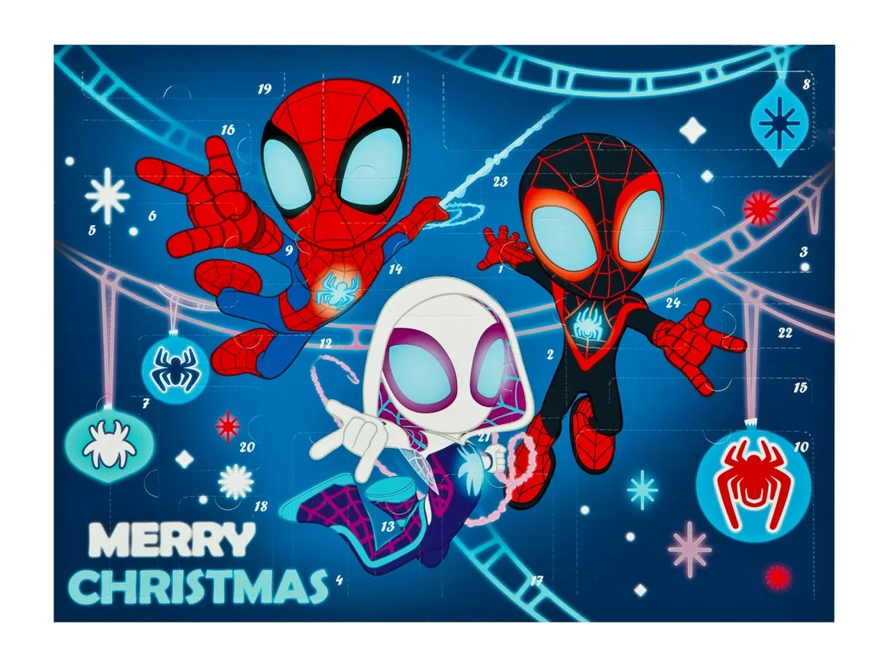 ud5bt9uqnc.jpg Адвент календар Marvel Spider Man Людина Павук з канцелярією - Зображення 1