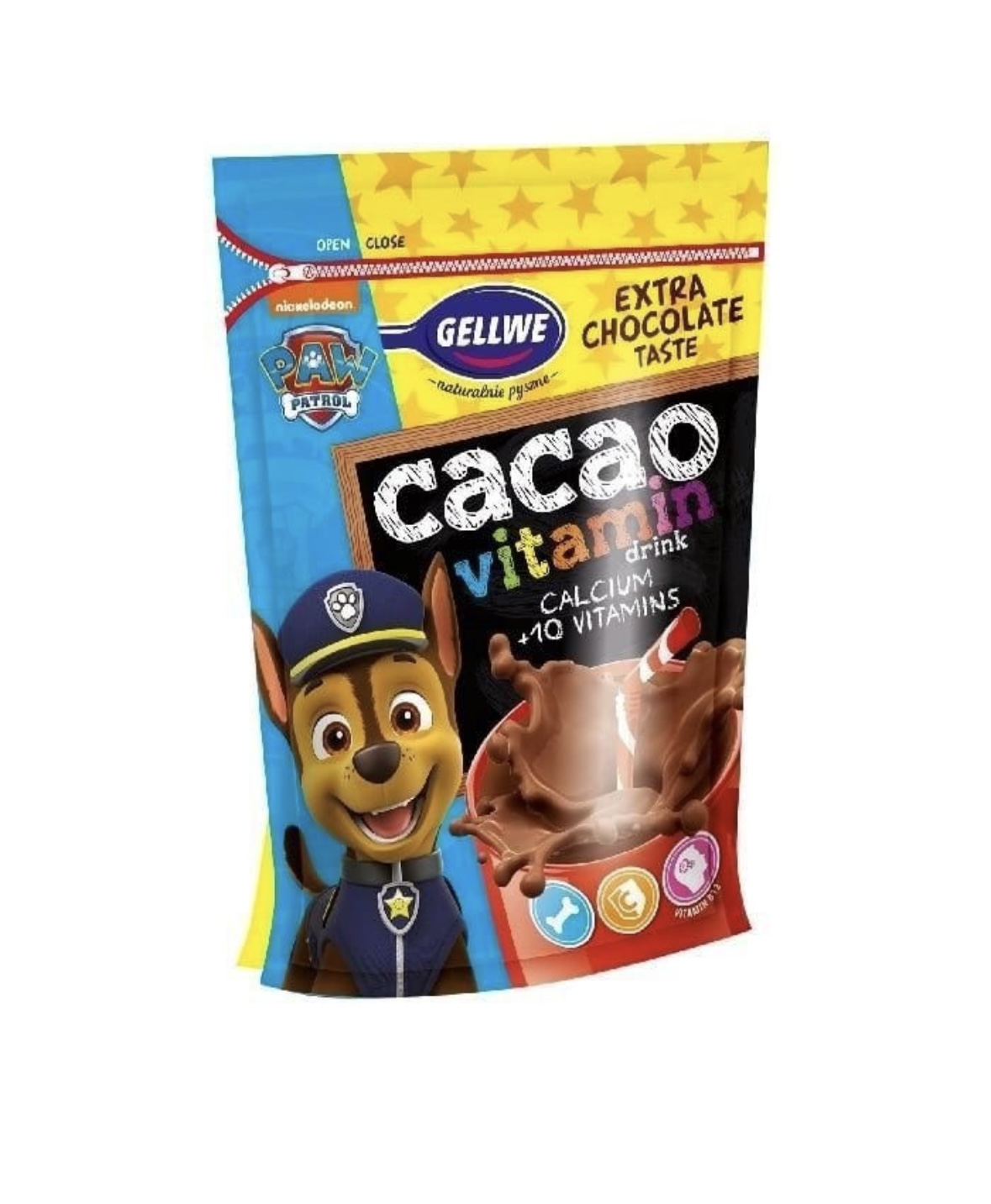 v08hrupfti.jpeg Какао Gellwe Paw Patrol Щенячий Патруль 150 г - Зображення 1