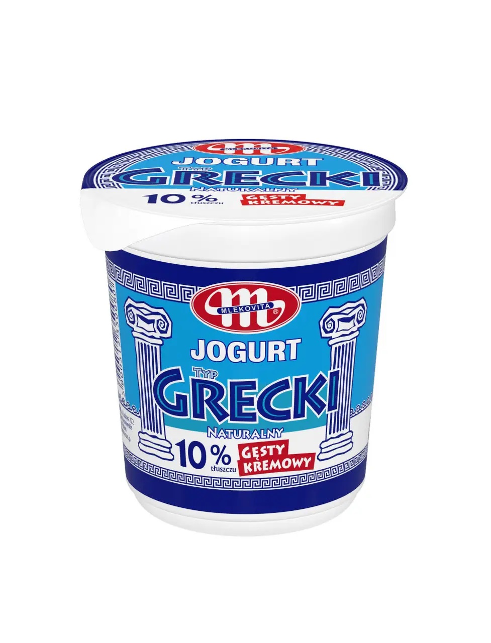 wb4vh99msw.jpg Йогурт грецький Mlekovita Grecki 10 % 400 г - Зображення 1