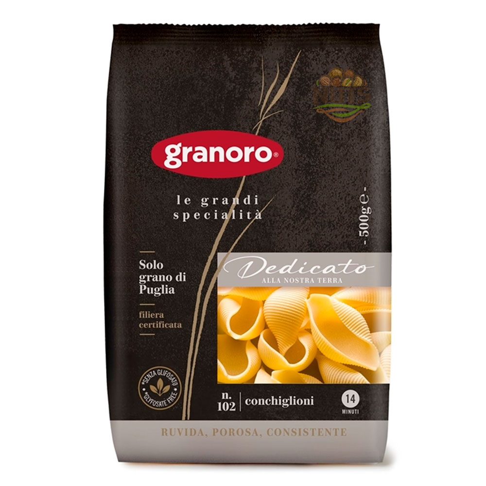 wfekpaw8ic.jpg Макарони Granoro Delicato Conchiglioni №102 500 г — изображение 1