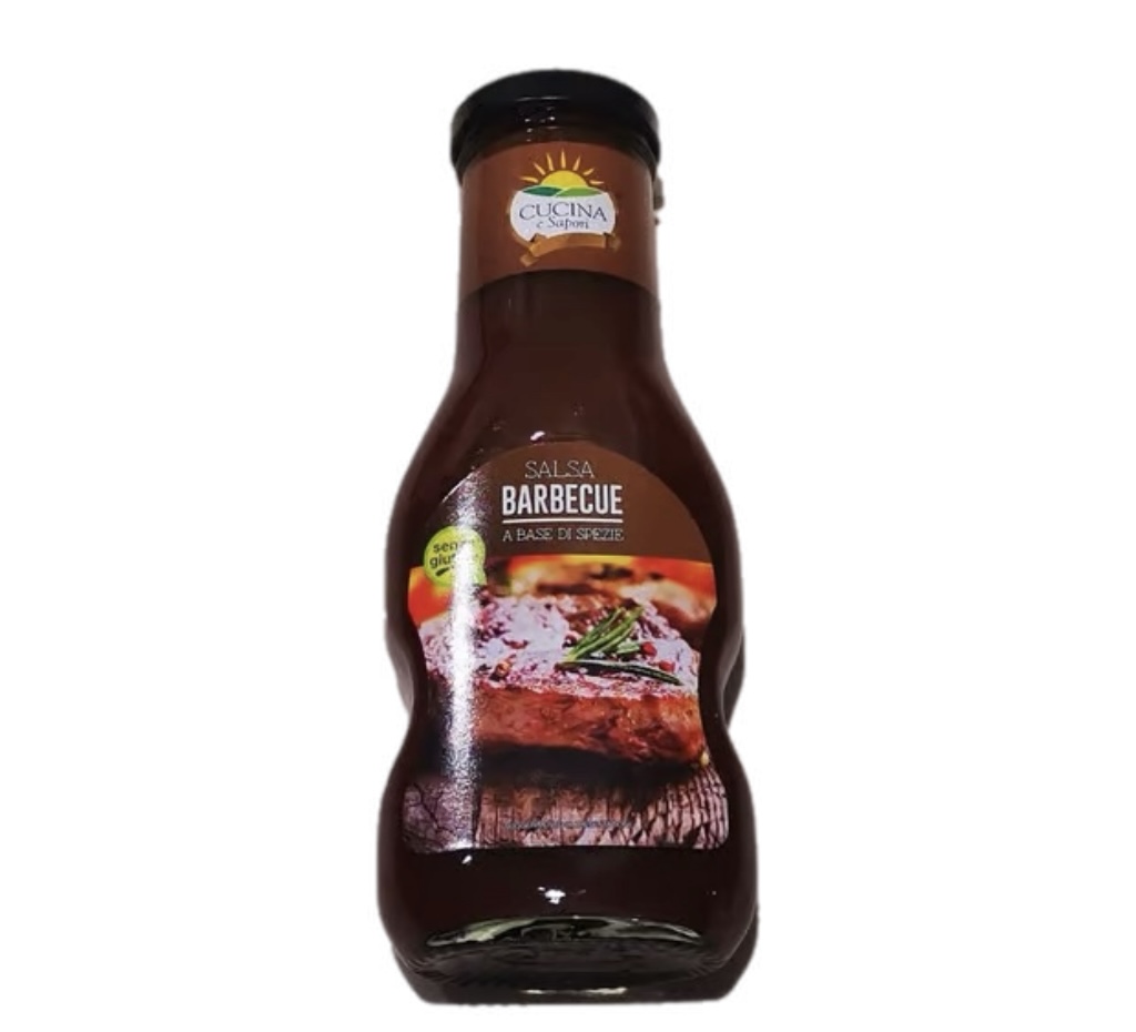 wfq7wqpbhg.jpeg Соус Cucina e Sapori Salsa Barbecue барбекю, спеції 302 г без глютену - Зображення 1