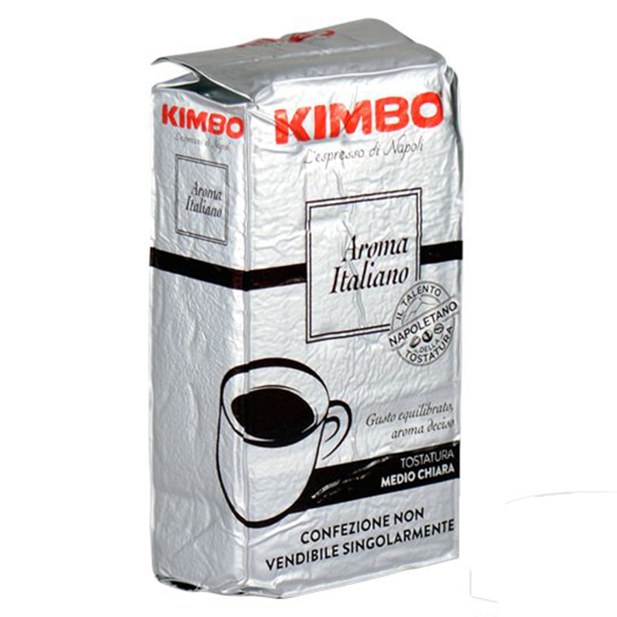 wk09cluefz.jpg Кава мелена Kimbo Aroma Italiano 250 г сіра уп — изображение 1