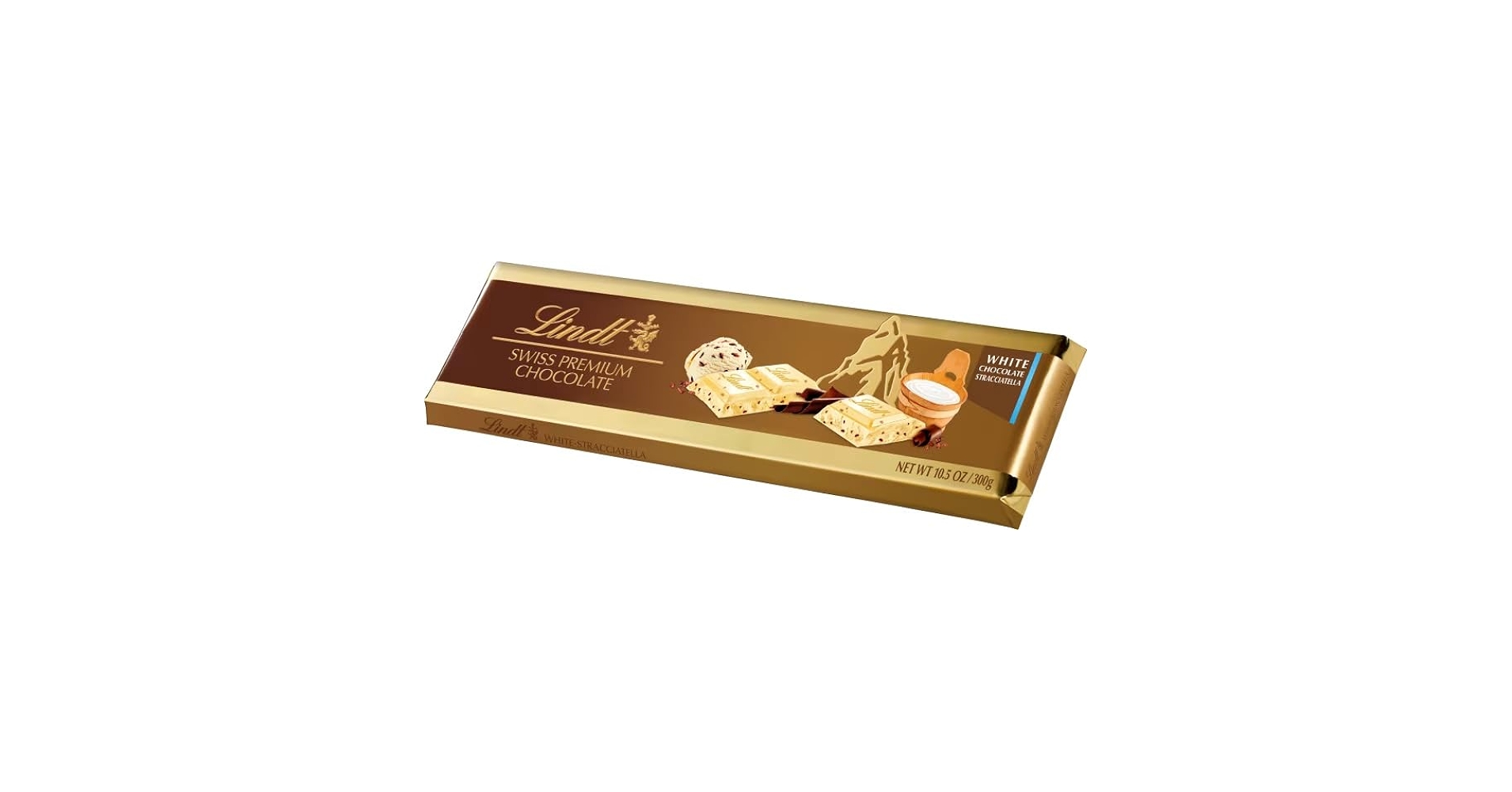 wq7hkop7bh.jpg Шоколад Lindt білий з Stracciatella страчателла 300 г - Зображення 1