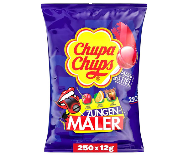 x2bq7xxztw.jpg Льодяники Chupa Chups Zungen Maler 250 шт 3 кг — изображение 1