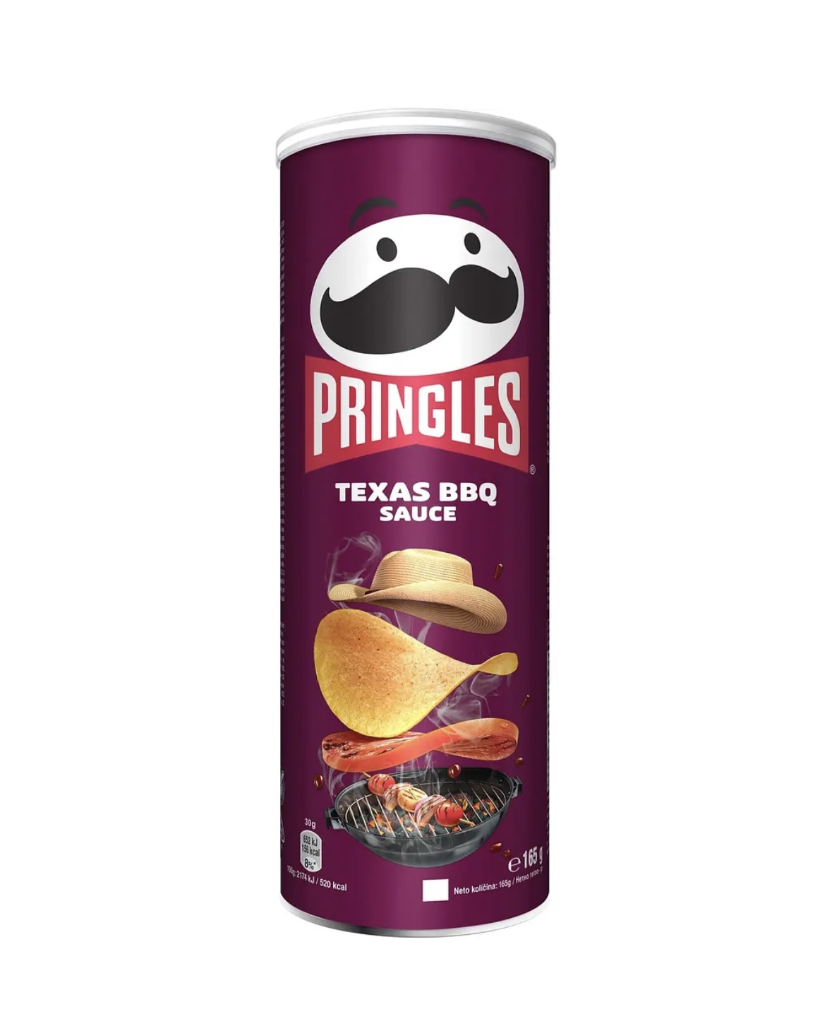 xgkkuhs4wt.jpeg Чіпси Pringles Texas BBQ sauce смак барбекю 165 г - Зображення 1
