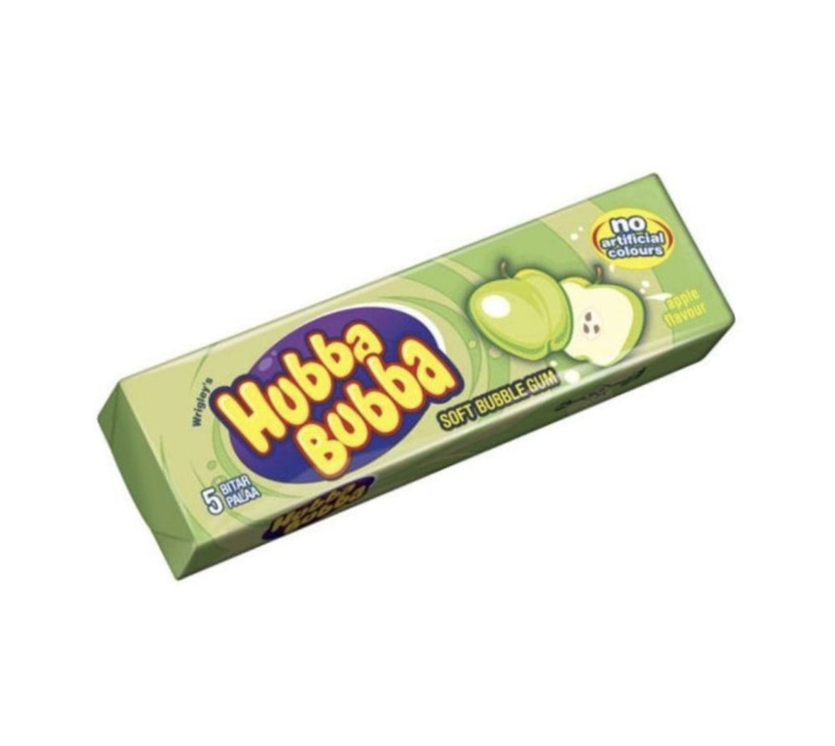 ynxruptllo.jpeg Жуйка Hubba Bubba зі смаком яблука 35 г - Зображення 1