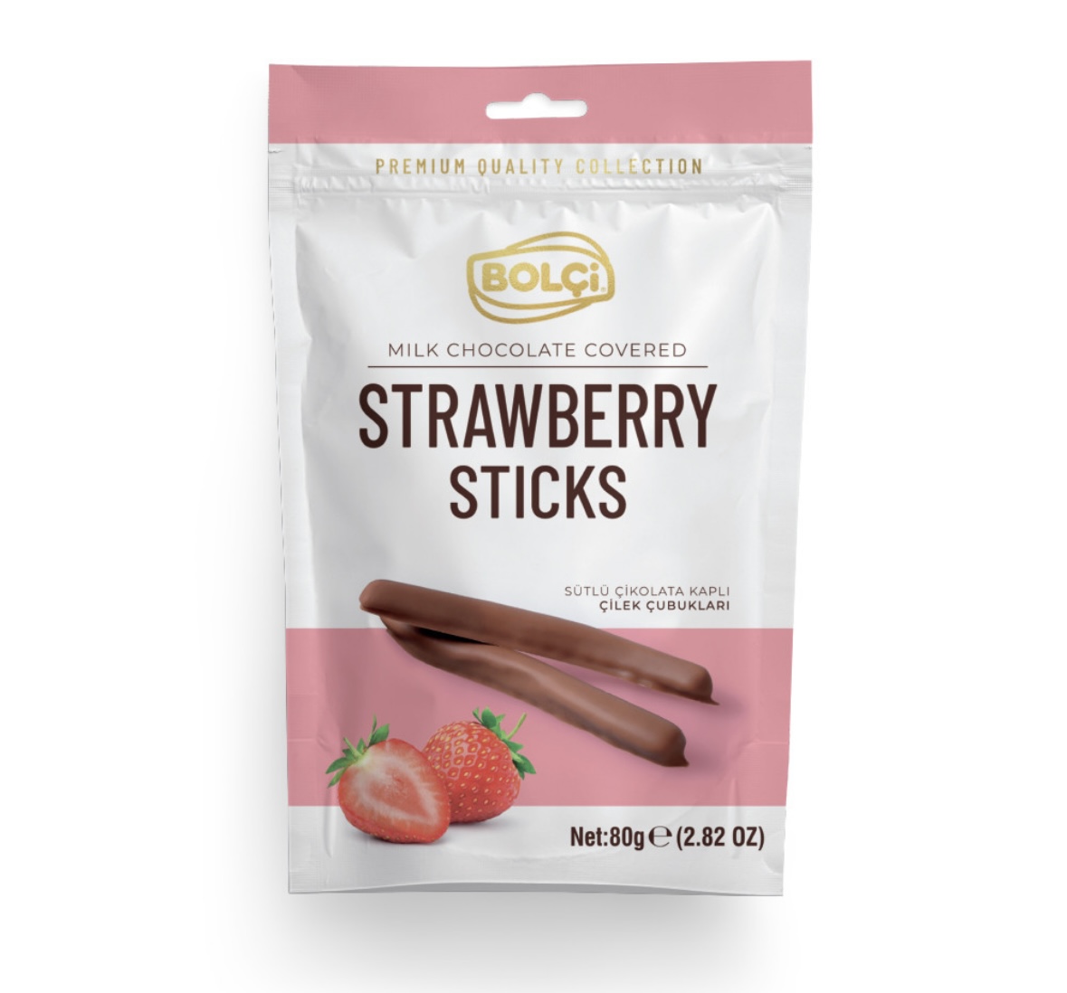 z94njaue8r.jpeg Шоколадні цукерки Bolci Sticks з полуницею 80 г - Зображення 1