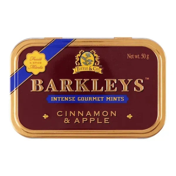 zenjbnz1fp.jpg Льодяники Barkleys cinnamon&apple (кориця,яблуко) 50г - Зображення 1