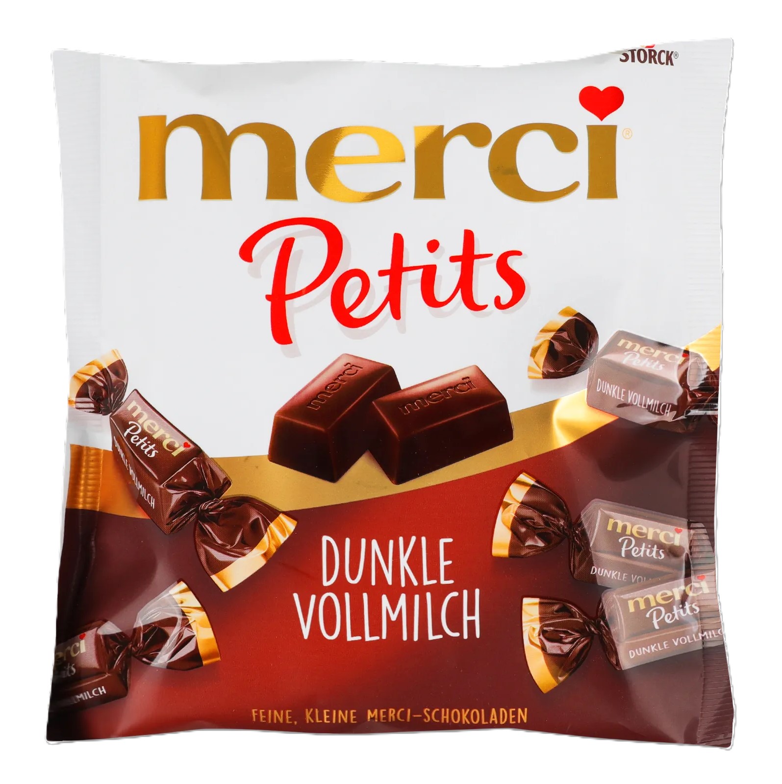 3wjrw1f1u5.jpg Шоколадні цукерки Merci Petits Dunkle Vollmilch 125 г — изображение 1