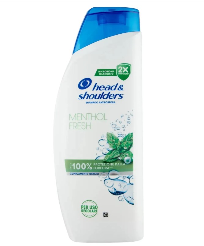 64kbqh5uwv.jpg Шампунь Head Shoulders Menthol Fresh 625 мл - Зображення 1