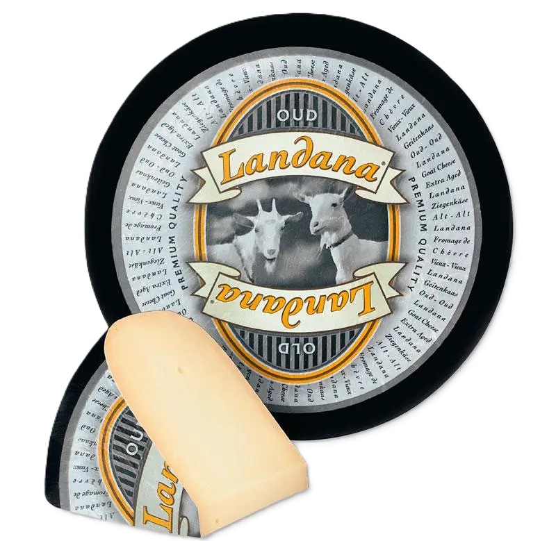 85l7dul7q4.jpg Сир Landana Old Gouda 50% козячий ваговий - Зображення 1