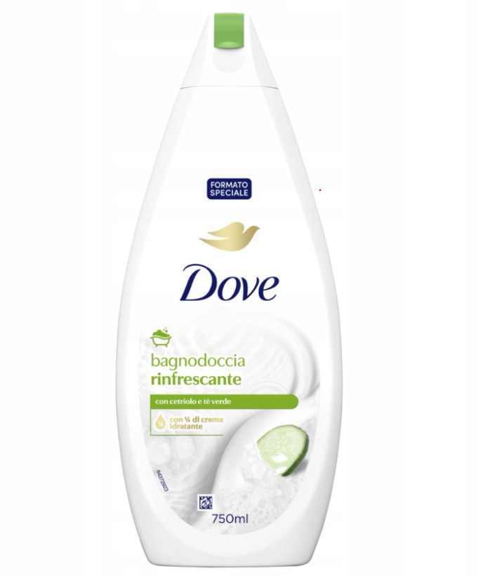 fg8gaee6ni.jpg Гель для душу Dove Rinfrescante (освіжаючий) 750 мл - Зображення 1