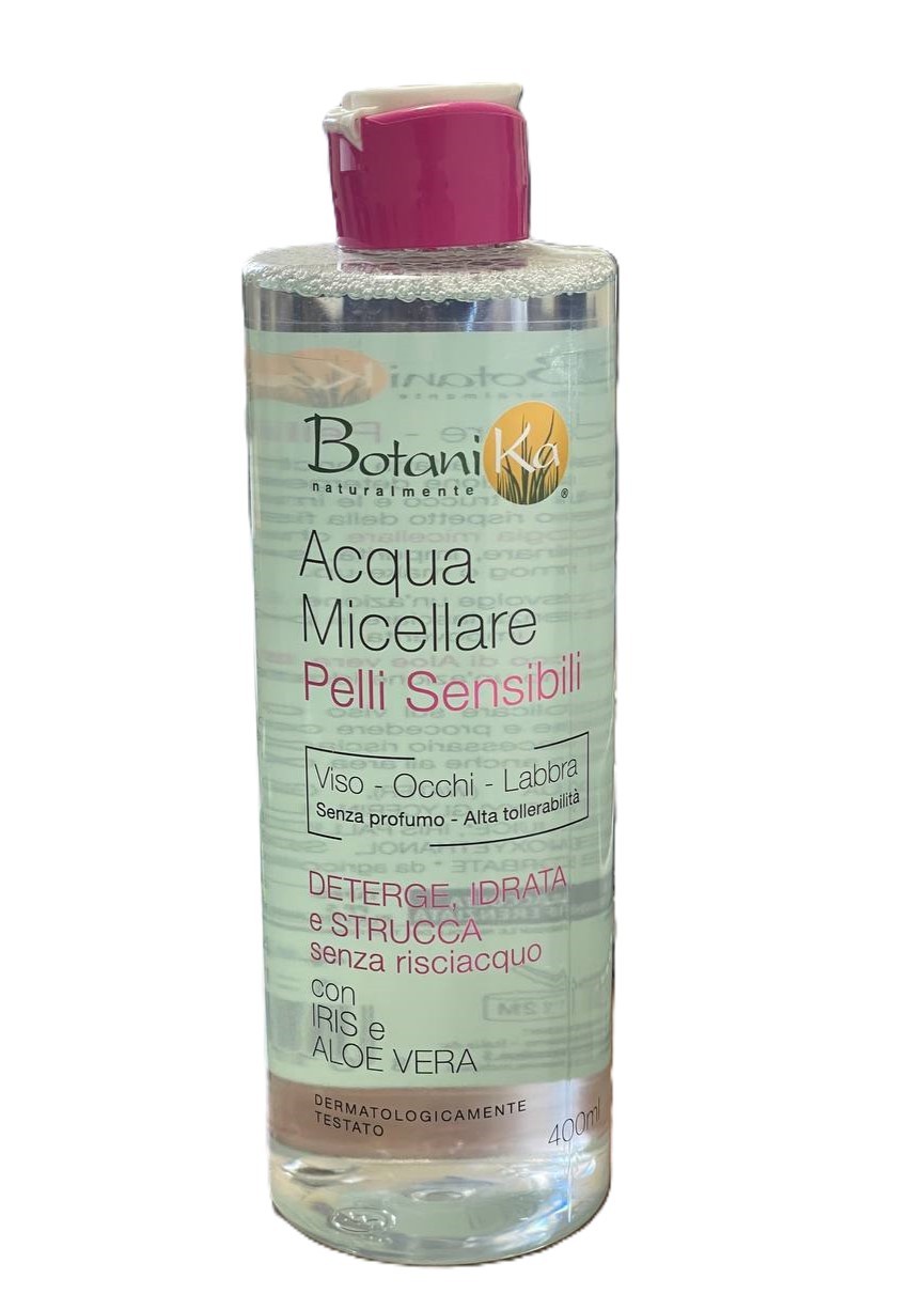 fr2u27wfwi.jpg Міцелярна вода Botani Iris e Aloe Vera 400 мл - Зображення 1
