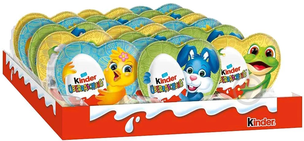 jypj237nxr.jpg Шоколадне серце Kinder Surprise з сюрпризом 53 г - Зображення 1