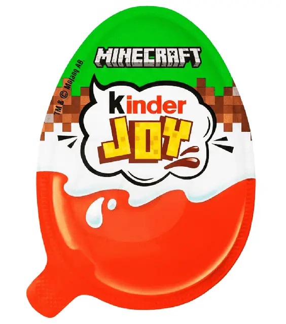 qlzlojfte6.jpg Шоколадне яйце Кіндер Майнкрафт Kinder Joy Minecraft 20 г - Зображення 1