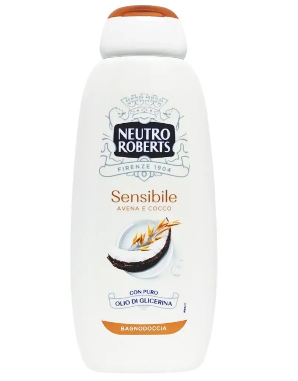 xbd05yztox.jpg Гель для душу Neutro Roberts Sensibile (овес і кокос) 450 мл — изображение 1