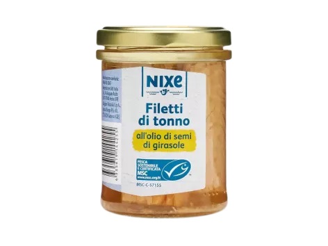 9b0jrbog0w.jpg Філе тунця Nixe в соняшниковій олії 200/140 г - Зображення 1