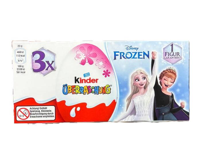 du021s3r17.jpg Набір яєць Kinder Surprise Frozen Крижане серце 3*20 г — изображение 1