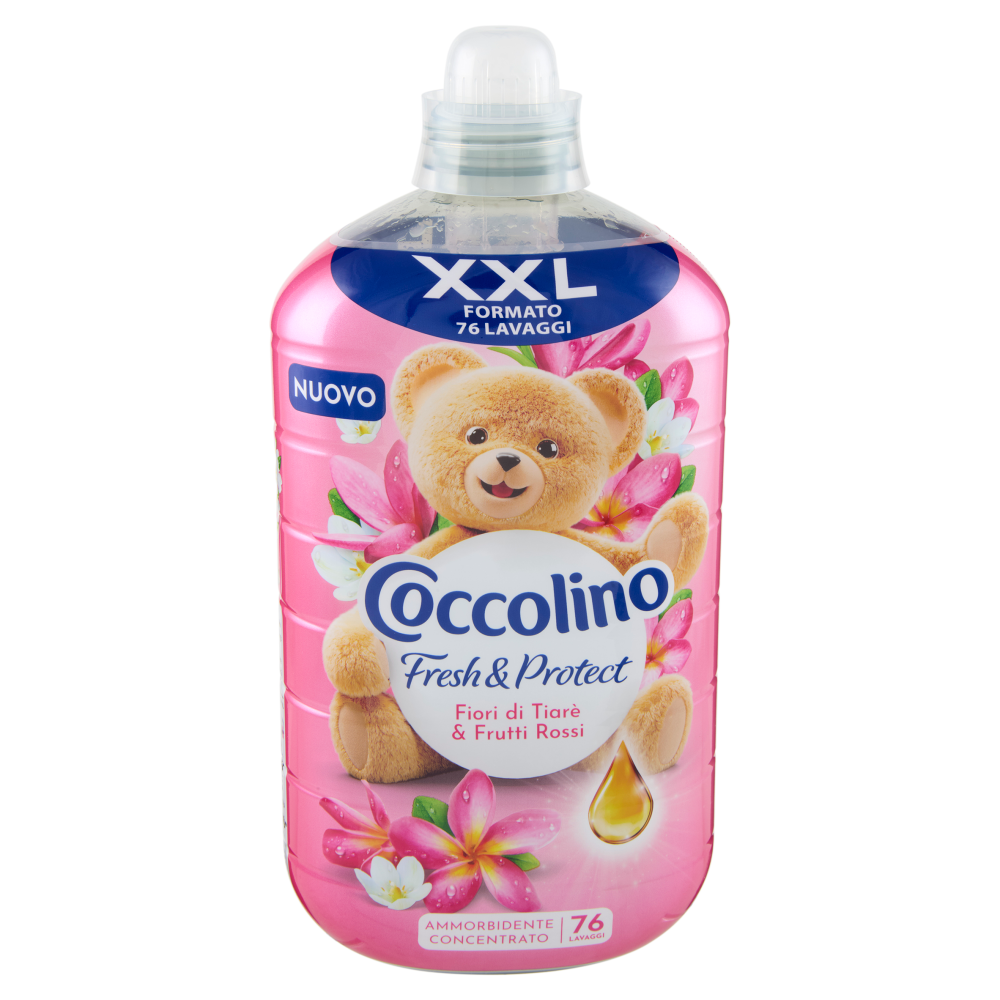 esj57jj2uo.png Рідкий ополіскувач для прання Coccolino fiori di tiare & fruutti rossi (квіти тіари та червоні фрукти) 1750 мл - Зображення 1