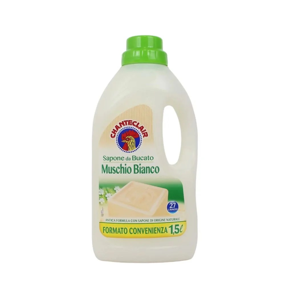 f0q844518r.jpg Рідке мило для прання Chanteclair Muschio Bianco 27 прань 1,5 л - Зображення 1