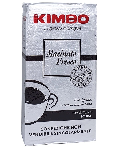 i31vtdxgvf.jpg Кава мелена Kimbo Macinato Fresco 250 сіра уп - Зображення 1