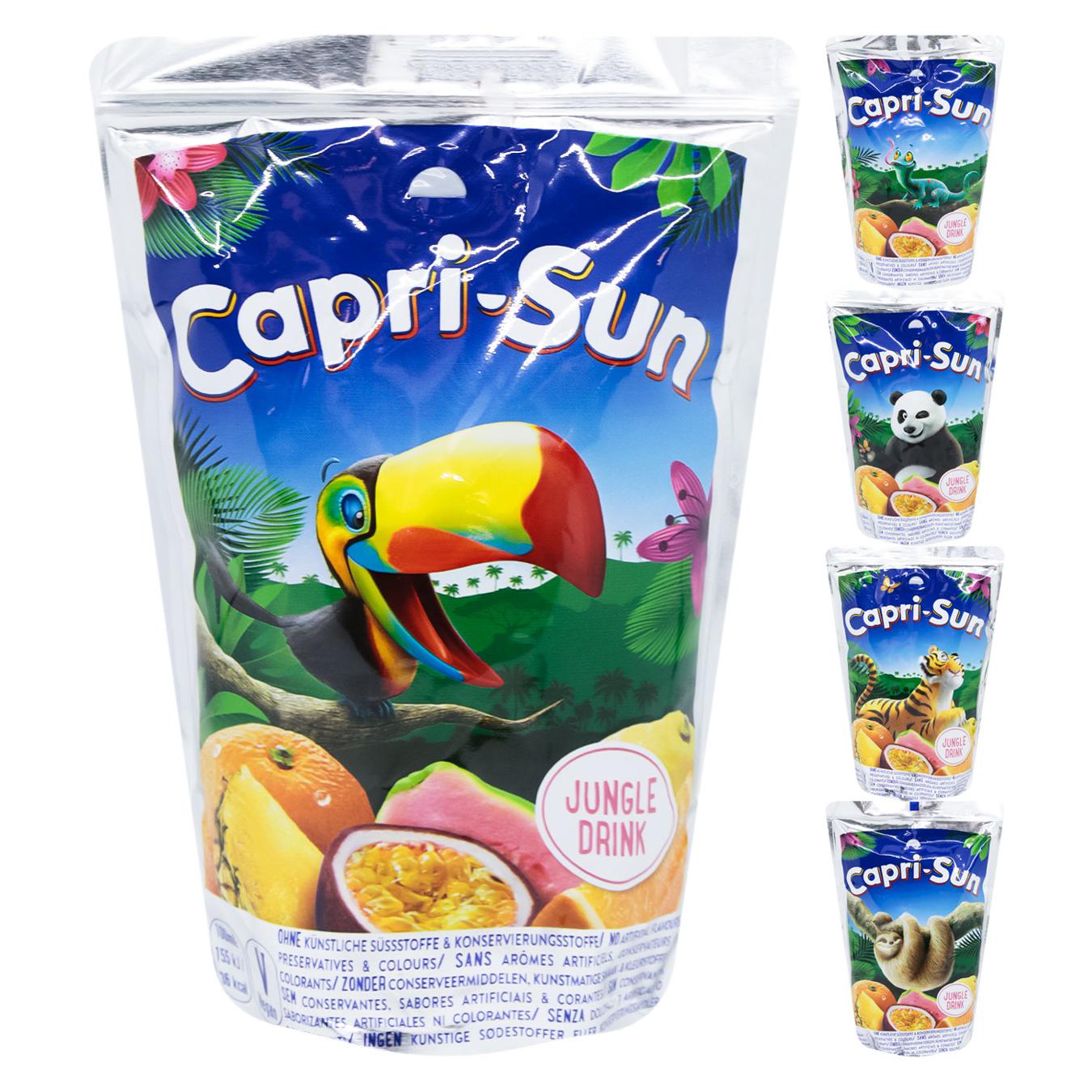 jsupsd8p3t.jpg Сік Capri-Sun Juncle Drink фрукти джунглів 200 мл - Зображення 1