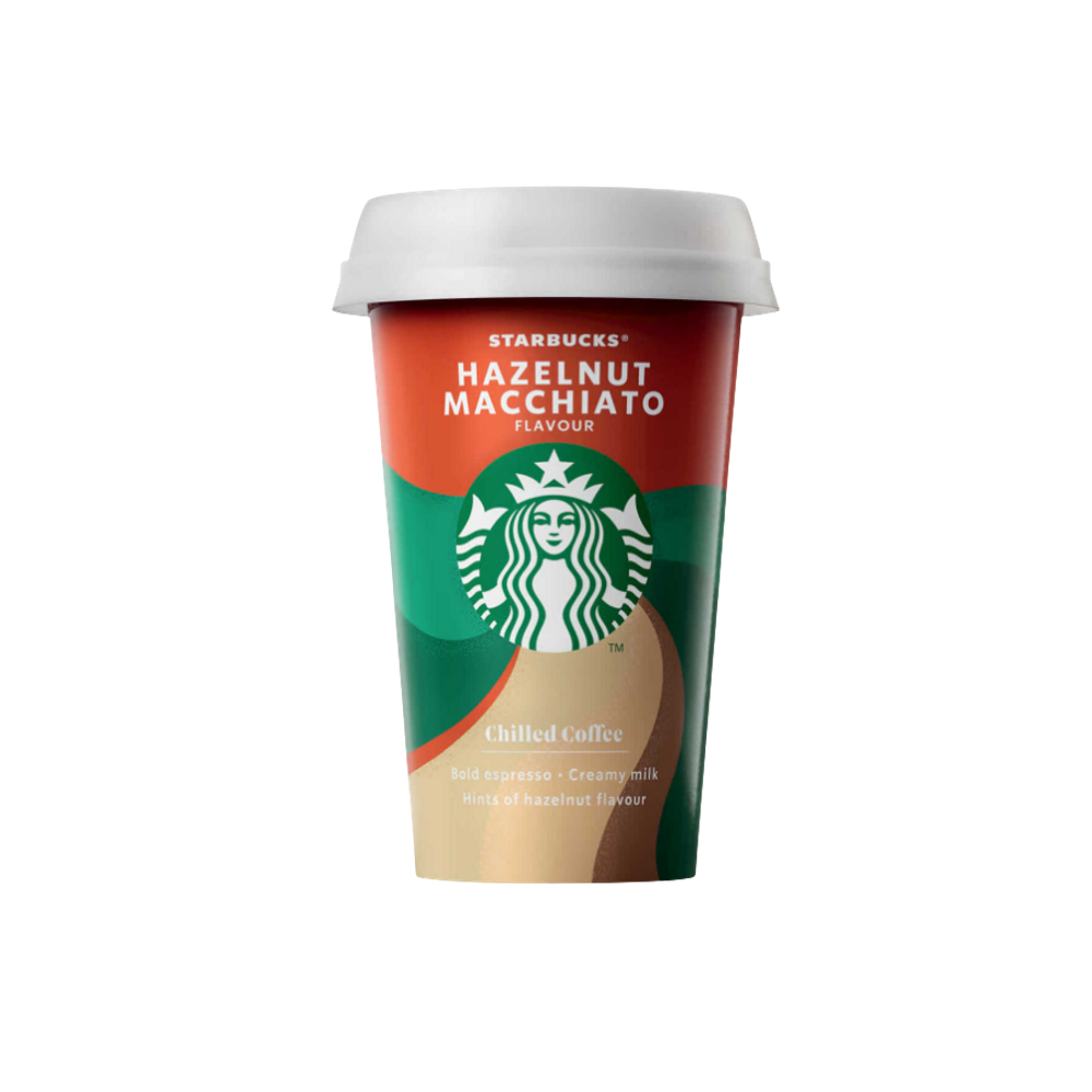 x6xa2drnjv.png Кава Starbucks Hazelnut Macchiato 220мл - Зображення 1