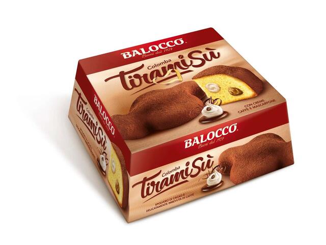 3jo7kj3oyt.jpg Панетоне Balocco Colomba Tiramisu з начинкою Тірамісу 750 г - Зображення 1