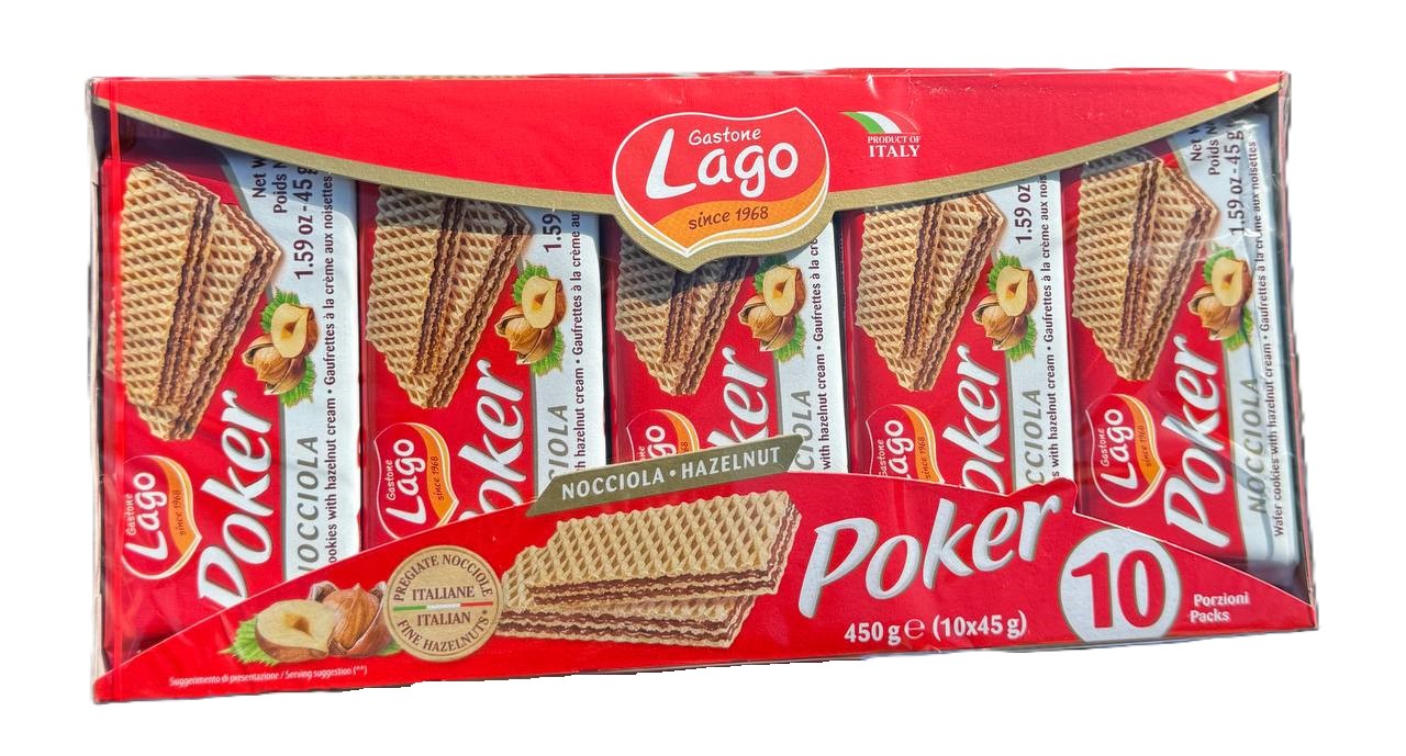 4y7ogrmdgr.jpg Вафлі Lago з горіховою начинкою 450 г - Зображення 1