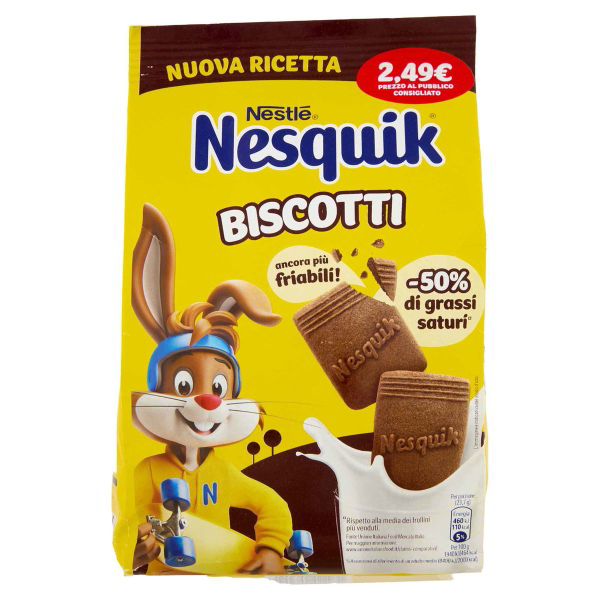 8clsum4dst.jpg Печиво Nesquik Biscotti шоколадне печиво несквік 300 г — изображение 1