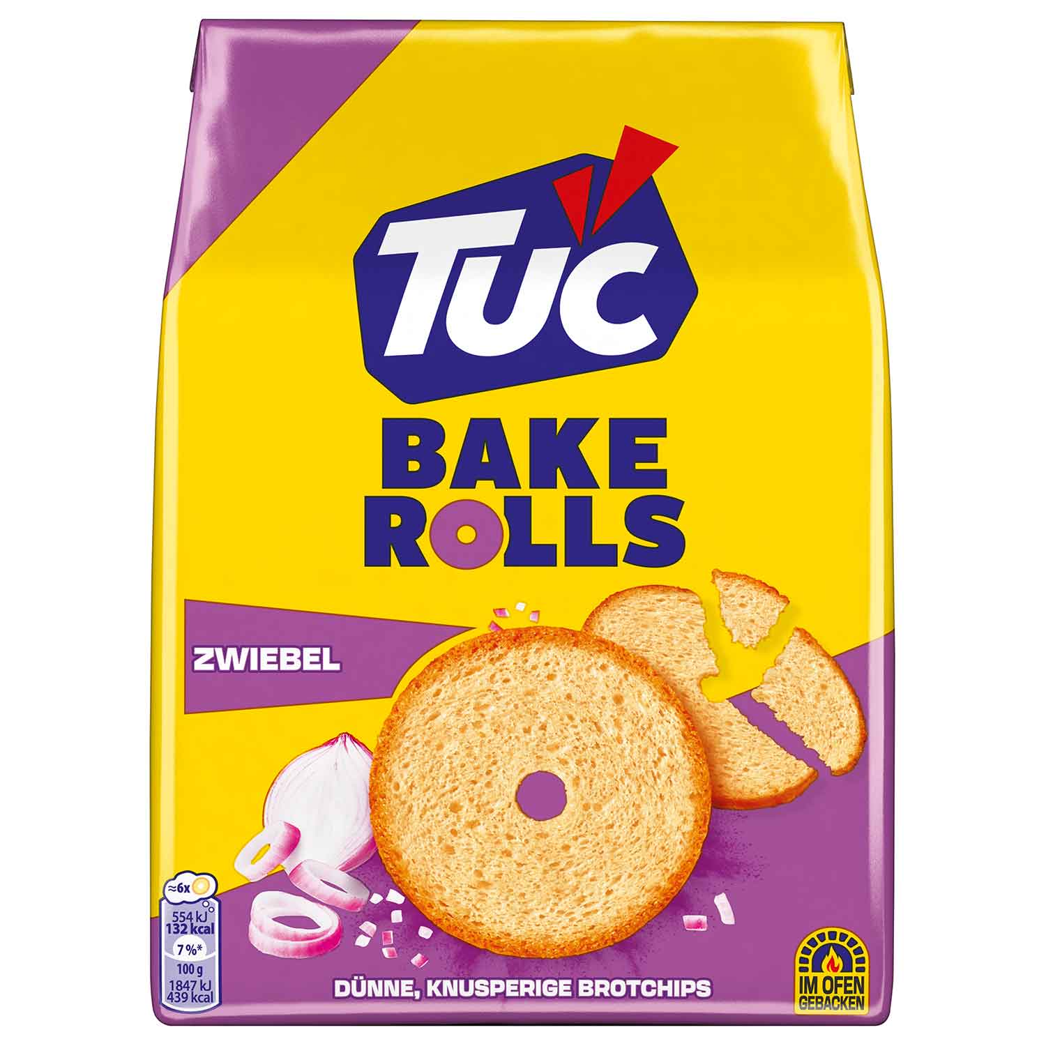 8pdqtsx8vw.jpg Сухарики Tuc Bake Rolls з цибулею 150г — изображение 1