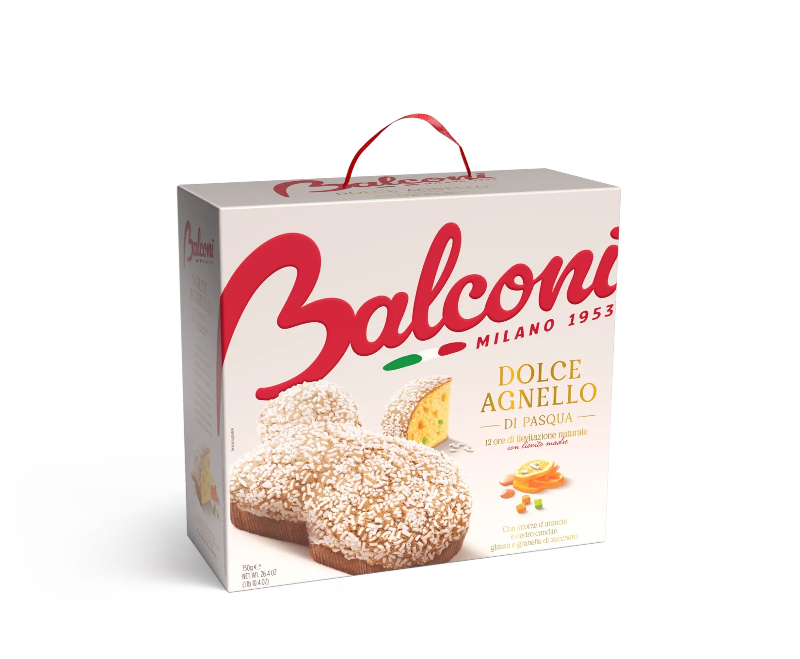 dpz2bv7f4r.jpg Панетон Balconi Dolce Agnelo Pasqua з цукатами 750г - Зображення 1