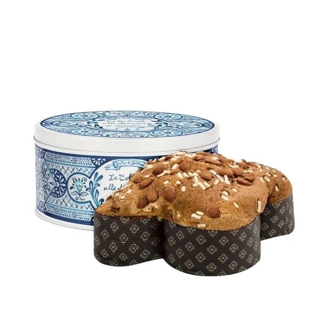 jxsfqnautf.jpg Панетон Великодній кекс Fiasconaro Dolce Gabbana Colomba з сицилійським мигдалем 750 г синій - Зображення 1