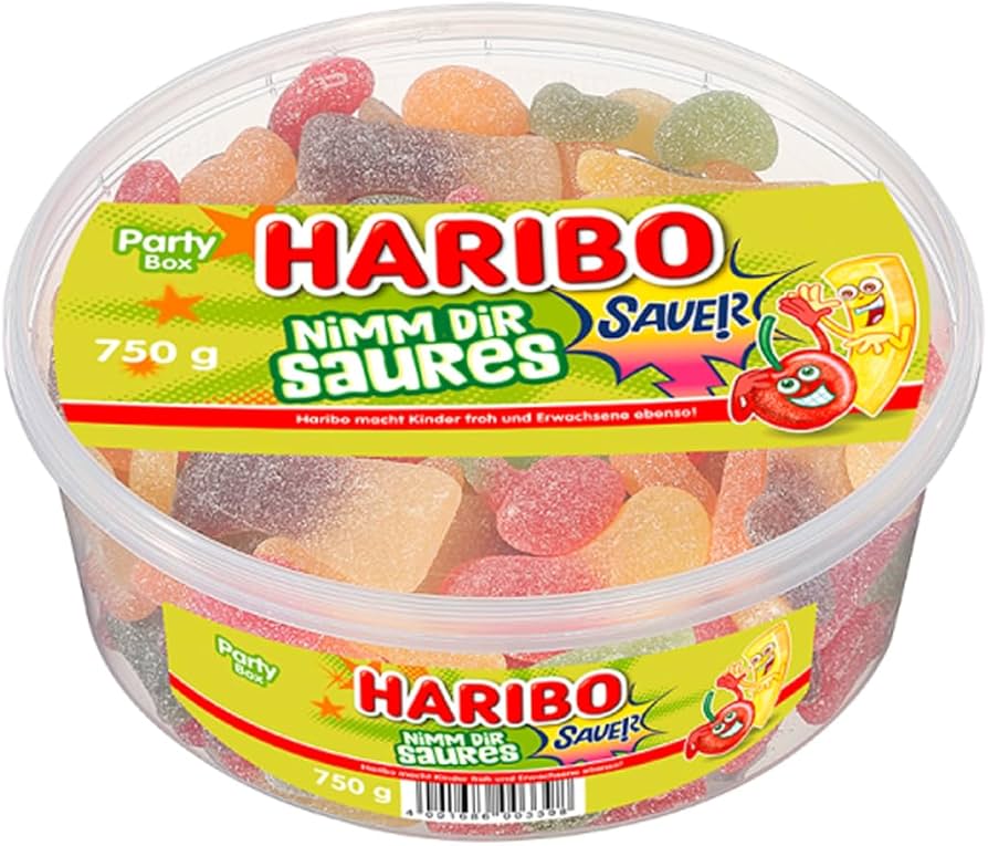 mjg8cdu7qm.jpg Желейки Haribo Nimm dir Saures Saver 750 г - Зображення 1