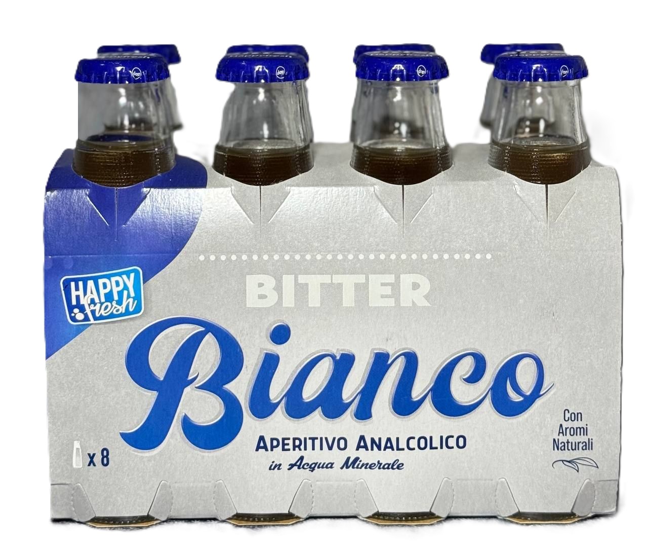 n642fnbnj4.jpg Напій Bitter Bianco Aperitivo безалкогольне 8 шт. по 100 мл — изображение 1
