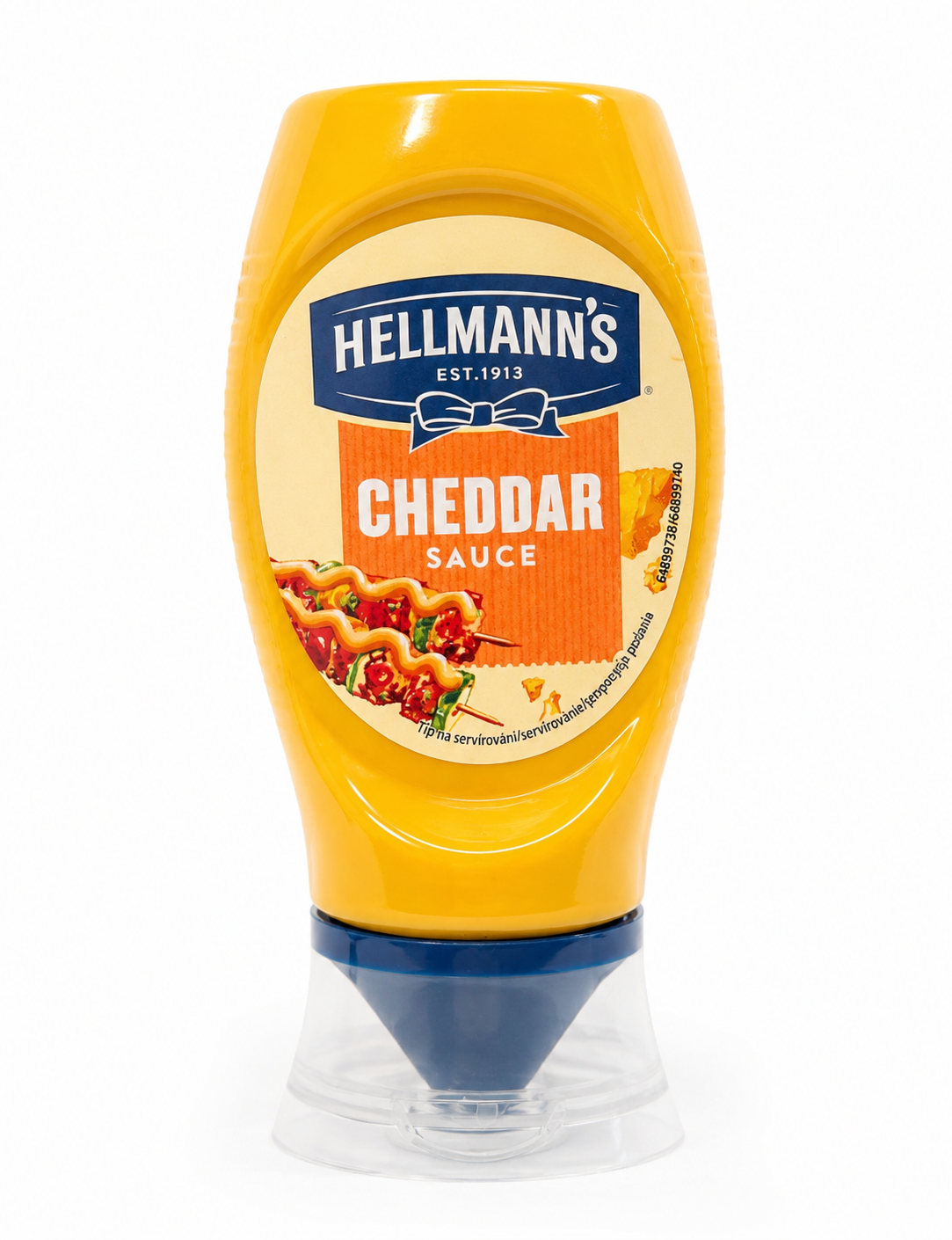 07stb8491i.png Соус Hellmanns Cheddar з сиром чеддер 250 мл - Зображення 1