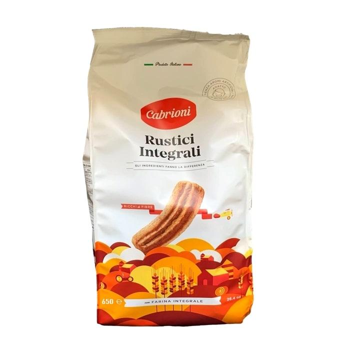 hrnjaqb3ab.jpg Печиво Cabrioni Rustici Integrali з цільнозернового борошна 650 г - Зображення 1