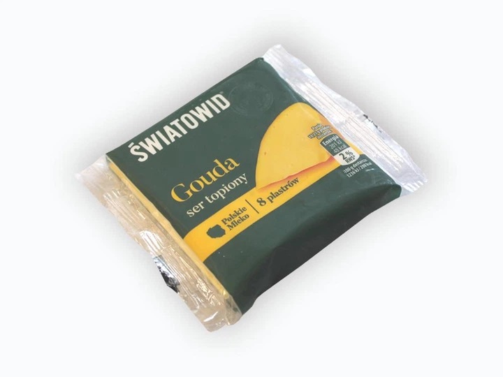 jy83eapqjr.jpg Сир тостовий Swiatowid Gouda 250 г - Зображення 1
