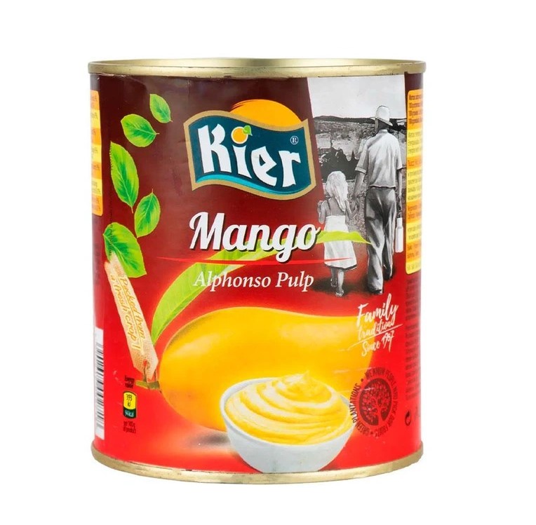 tylptha6mz.jpg Пюре манго Kier Mango Pulp 850 г - Зображення 1